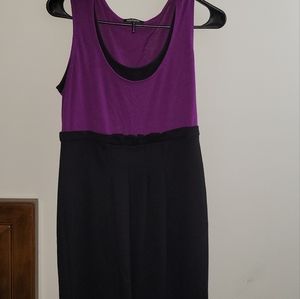 Black and purple dress
